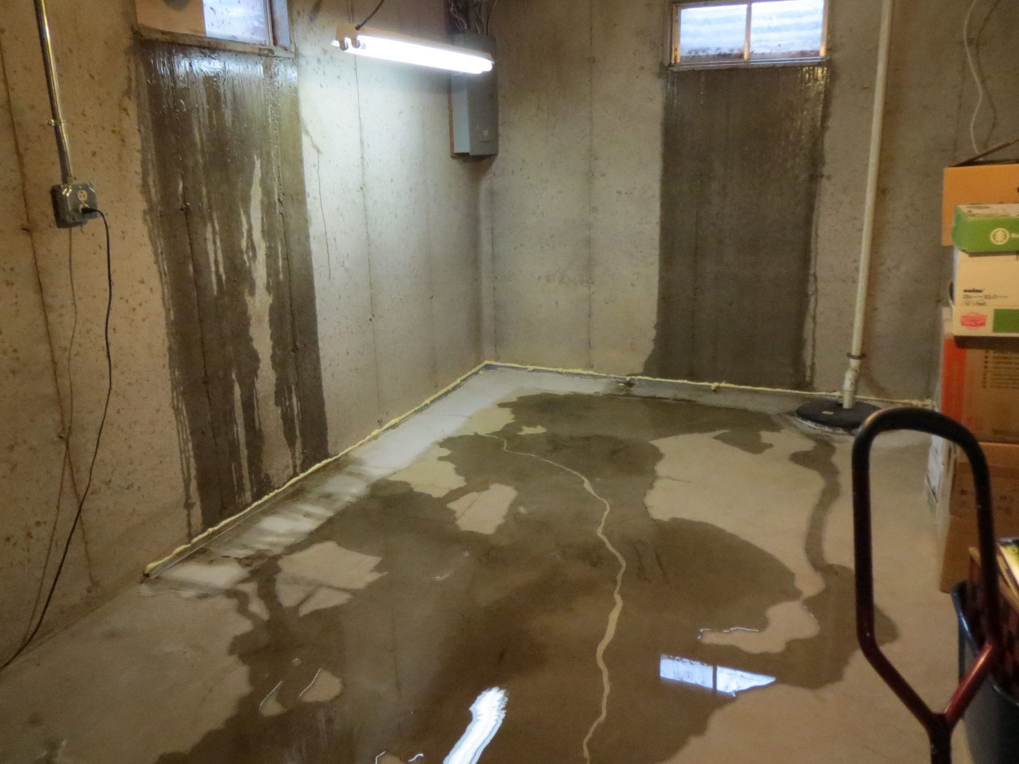 basement moisture Wet Basement | Morganville