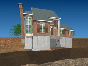 settling foundation lg 300x223 How To Cope With a Sinking Foundation | Hudson County, NJ
