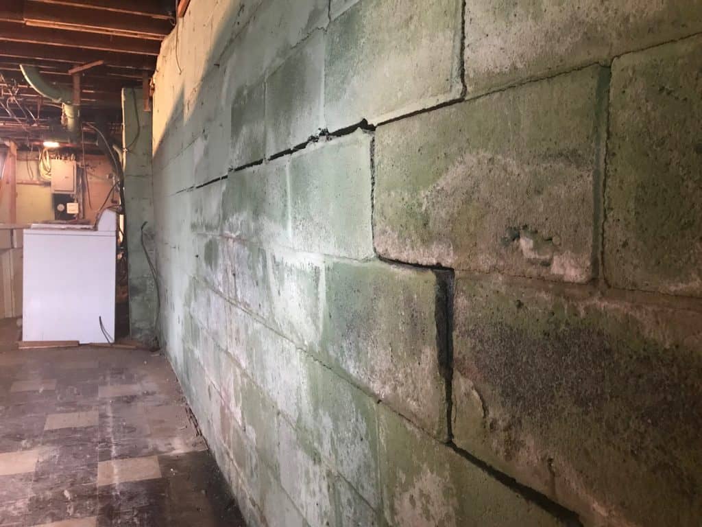 ibeams cracked basement wall 1024x768 1 Wall Damage That May Indicate Issues With Your Foundation Trenton, NJ