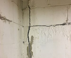 wallcrack 300x245 What Home Buyers Need to Know about Foundation Repair Morganville, NJ